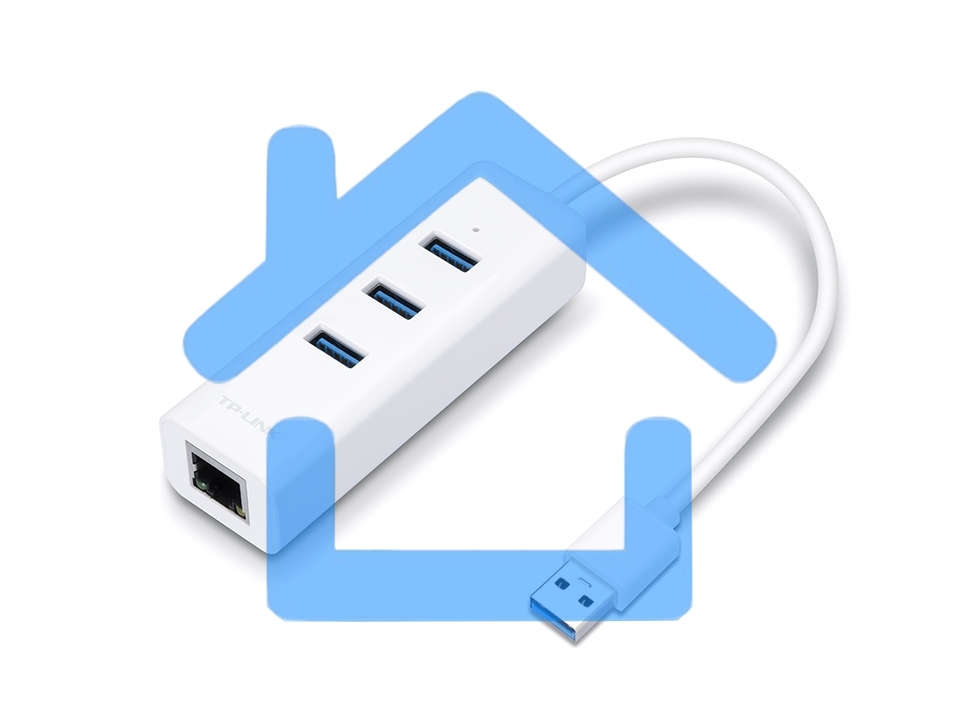 Сетевой адаптер Gigabit Ethernet TP-Link UE330 USB 3.0