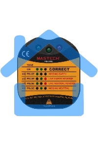 Тестер розеток MS6860D MASTECH