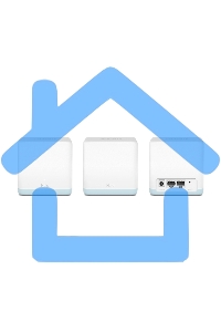 Система MESH AC1200 Whole Home Mesh Wi-Fi System, 2 Internal Antennas, 2 Gb ports (WAN/LAN)