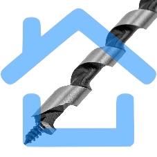 Сверло по дереву шнековое Matrix, 8 х 230 мм, 6-гранный хвостовик