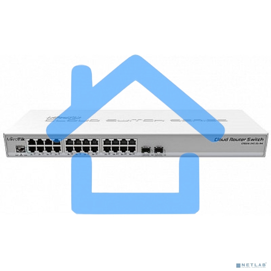 Маршрутизатор 24PORT 1000M CRS326-24G-2S+RM MIKROTIK