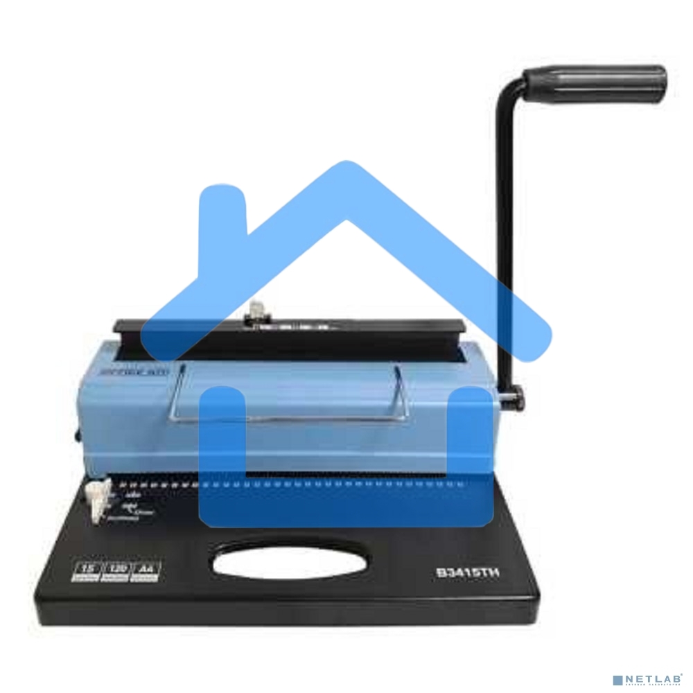 Переплетчик Office Kit B3415TH A4/перф.15л.сшив/макс.120л./метал.пруж. (4.8-14.3мм)