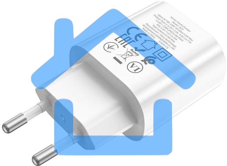 Сетевое зарядное устройство Hoco N22 25W (PD+QC+AFC) USB Type-C универсальное белый