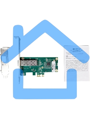 Сетевой адаптер Сетевой адаптер PCI-E, Intel I210, 1x1000Base-X SFP