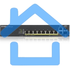 Коммутатор Zyxel NebulaFlex GS1920-8HPV2-EU0101F 8G 8PoE+ 130W управляемый