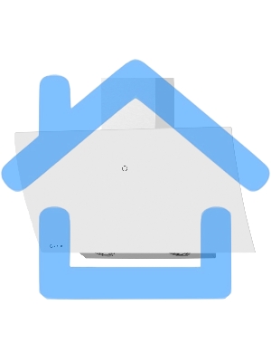 Вытяжка каминная Lex Plaza GS 900 WH белый управление: сенсорное (1 мотор)