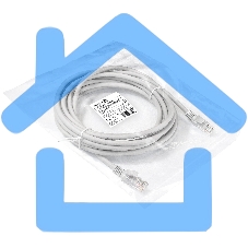 Патч-корд ExeGate EX286385RUS UTP-RJ45-RJ45-5e-5M-LSZH-GY, UTP, cat.5e, LSZH, 5м, серый