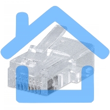Коннектор Cabeus 8P8C RJ-45 под витую пару, категория 5e, универсальный, для проводников с толщ. по изол. до 1,05 мм