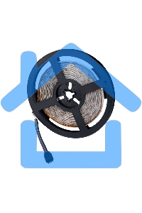 Комплект светодиодной ленты 5 м с блоком питания и RGB контроллером IP65, свечение RGB LAMPER