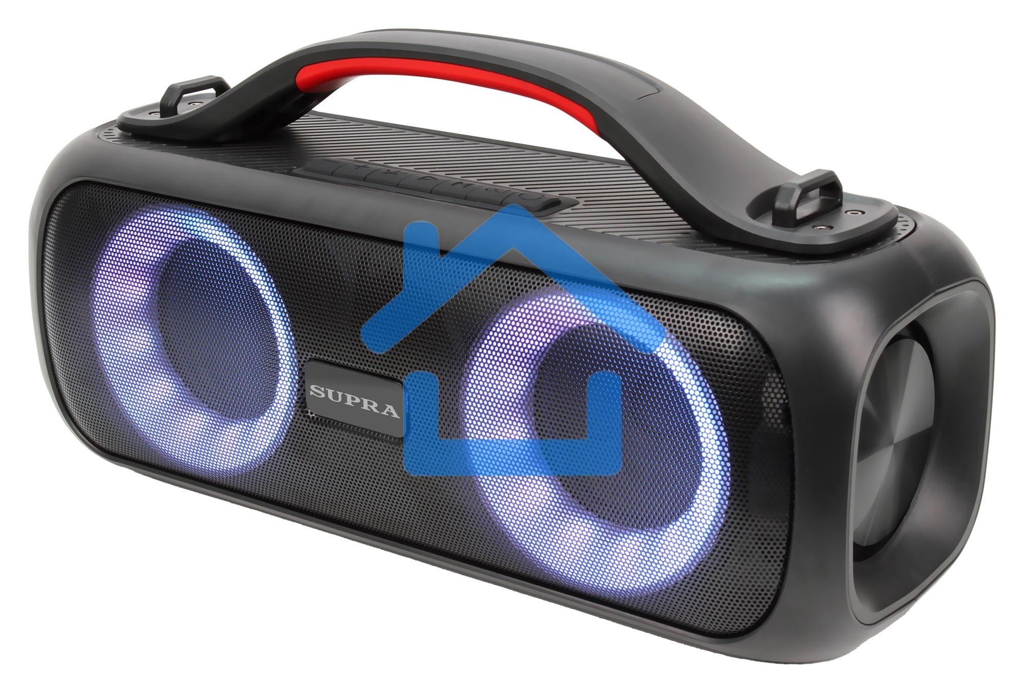 Аудиомагнитола SUPRA BTS-710 черный 40Вт MP3 FM(dig) USB BT microSD