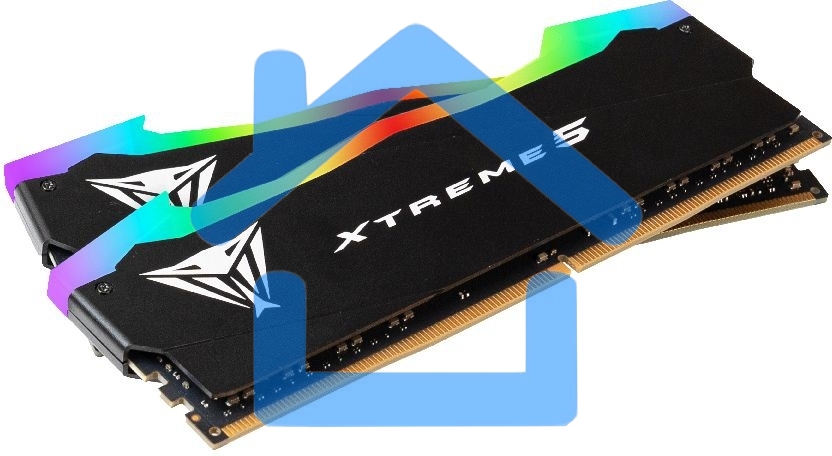 Оперативная память Patriot Viper Xtreme 5, DDR5, 32Gb (2x16Gb), 7600MHz, CL36, DIMM, с радиаторами, RGB, черный
