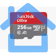 Флеш карта microSD 256Gb SanDisk microSDXC Class 10 Ultra UHS-I U1 A1 120Mb/s