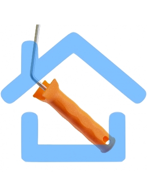 Валик Фасадные работы,180мм,ворс 18мм,D 48мм,D ручки - 6 мм,полиакрил,полиэстер Сибртех