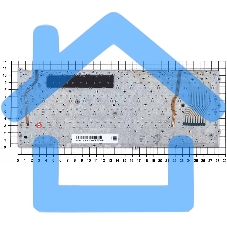 Клавиатура для ноутбука Samsung NP940X3G, черная с подсветкой