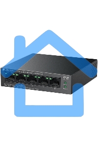 Настольный коммутатор TP-Link LS105LP с 5 портами 10/100 Мбит/с (4 порта PoE)