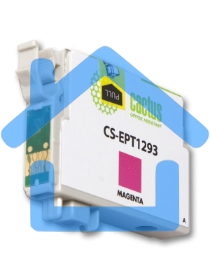 Картридж струйный Cactus CS-EPT1293 (T1293) пурпурный (10 мл) для Epson Stylus Office B42/BX305/BX305F/BX320/BX525/BX625/SX420/SX425
