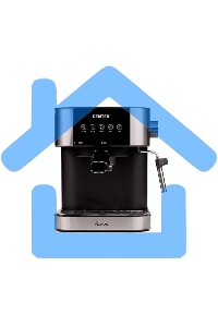 Кофеварка рожковая Centek CT-1164 серебристый, исп. кофе - молотый, 1.5 л, 1150 Вт, 15 Бар.