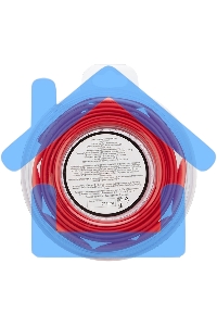 Трубка термоусаживаемая 5,0/2,5 мм красная, ролик 2,44 м Rexant