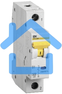 Выключатель автоматический однополюсный ВА47-60M 1Р 32А 6кА С MVA31-1-032-C IEK