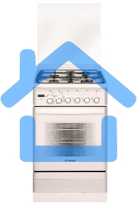 Плита комбинированная Gefest ПГЭ 5302-04 0267 бежевый, конфорок 4 газовых, духовка 55 л, 50 см x 85 см x 58.5 см