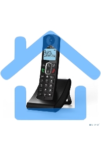 Радиотелефон ALCATEL F685 черный