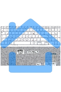 Клавиатура для ноутбука Samsung NP370R5E NP510R5E белый