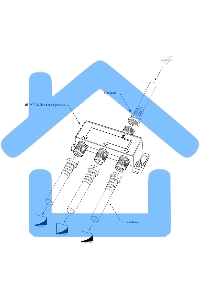 Делитель антенный F-типа на 3 TV, 5-1000 МГц Rexant