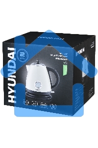Чайник электрический Hyundai HYK-S4502 1.7л. 2200Вт жемчужный/черный (корпус: нержавеющая сталь/пластик)