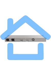 Маршрутизатор MikroTik RouterBOARD 1100Dx4 with Annapurna Alpine AL21400 Cortex A15 CPU (4-cores, 1.4GHz per core), 1Gb RAM, 13xGbit LAN, 60Gb M.2 drive, RouterOS L6, 1U rackmount case, Dual PSU
