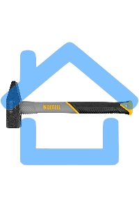 Молоток слесарный Denzel 1000 г, кованый, фибергласовая рукоятка c TPR покрытием