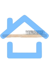 Щетка 6-рядная металлическая с деревянной ручкой Sparta