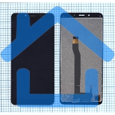 Дисплей для Xiaomi Redmi 6, Redmi 6A в сборе с тачскрином черный