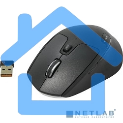 Мышь беспроводная Logitech M720 Triathlon черный, 1000 dpi, радиоканал, Bluetooth, USB, кнопки - 8