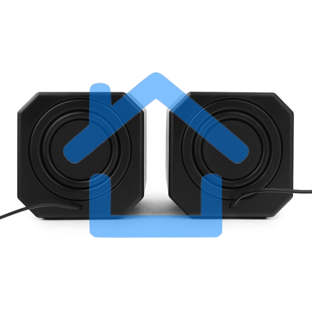 Акустическая система 2.0 Gembird SPK-405, пассив. излучатели, черный, 5 Вт, рег. громкости USB-питание