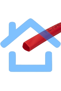 Трубка термоусаживаемая 4,0/2,0 мм красная, ролик 2,44 м Rexant