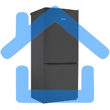 Холодильник Pozis RK-101 графитовый двухкамерный 156/57 л морозилка снизу