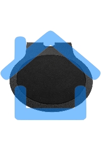 Кронштейн для колонок, настенный, черный Rexant