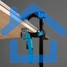 Струбцина реечная быстрозажимная,металлический корпус,рычажный храповый механизм,12