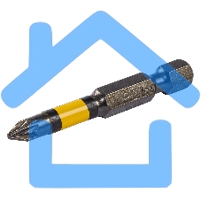 Набор бит комбинированный 3 шт., PZ1, PZ2, PZ3, 50 мм, сталь S2 Denzel