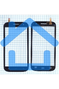 Сенсорное стекло (тачскрин) для Fly IQ451 Quattro Vista, черное