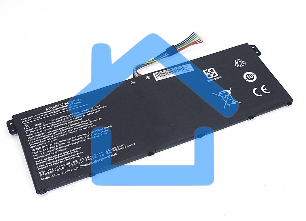 Аккумуляторная батарея для ноутбука Acer Chromebook 13 CB5-311 11.4V 2600mAh OEM