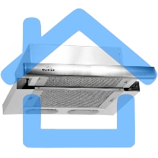 Вытяжка встраиваемая Elikor Интегра 45П-400-В2Л белый/нержавеющая сталь, 45 см, 400 куб. м/ч, 55 дБ