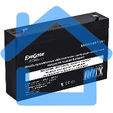Батарея ExeGate EP234536RUS GP 672/EXG672 (6V 7.2Ah) клеммы F1