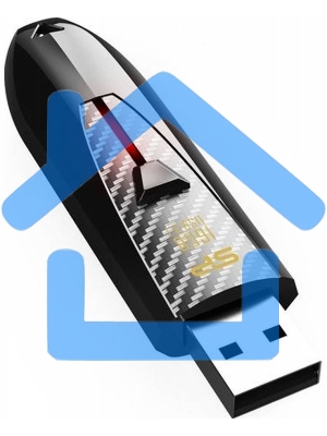 Флешка USB Silicon Power R/W 16 Gb Blaze B25 SP016 GbUF3B25V1K USB 3.0 черный