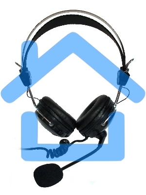 Наушники A4Tech HS-7P, черный