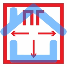 Наклейка знак пожарной безопасности Rexant 56-0052 