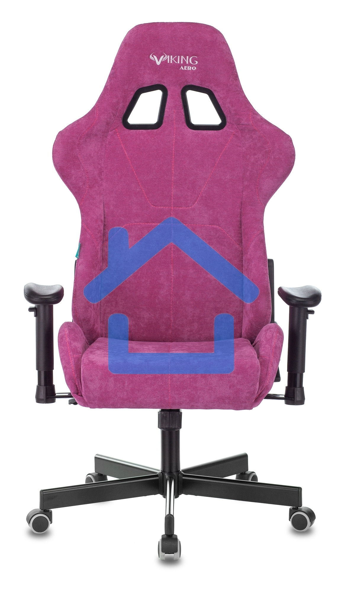 Кресло игровое Бюрократ VIKING KNIGHT LT15 FABRIC малиновый крестовина металл/пластик