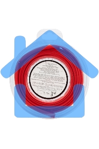 Трубка термоусаживаемая 4,0/2,0 мм красная, ролик 2,44 м Rexant