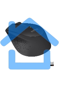 Мышь беспроводная Logitech M280 черный, 1000 dpi, радиоканал, USB, кнопки - 3