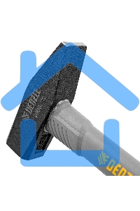 Молоток слесарный Denzel 1000 г, кованый, фибергласовая рукоятка c TPR покрытием